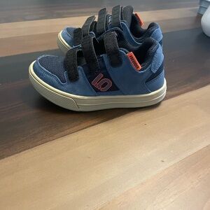 Worn once very cool kids adidas trail sneakers!